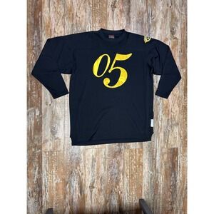 Vintage FUBU Long Sleeve Jersey Style Shirt 05 Size XXL Black & Yellow